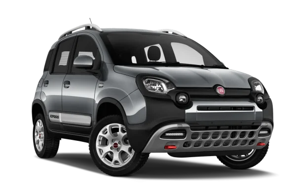 Grey Fiat Panda Cross Car PNG Transparent