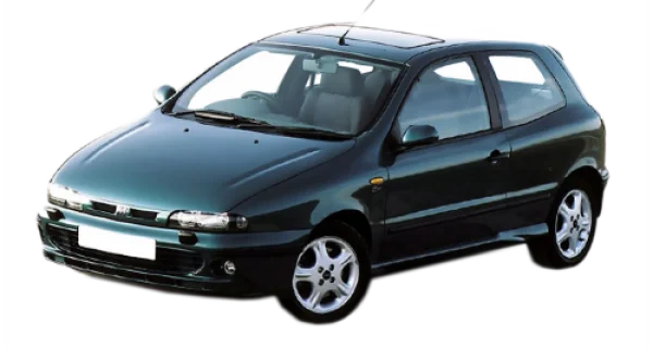 Dark Green Hatchback Car PNG Transparent Background