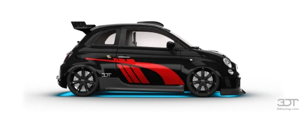 Black Sporty Compact Car PNG Transparent Background