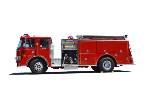 Red Fire Truck PNG Transparent Background