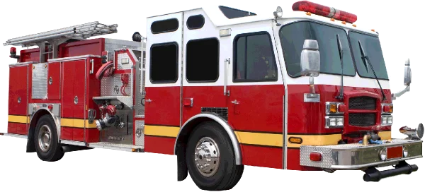 Red Fire Truck PNG Transparent Background