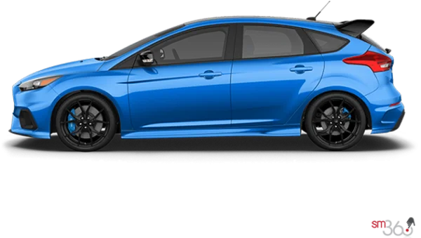 Blue Ford Focus RS Sports Car PNG Transparent
