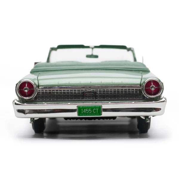 Green Vintage Ford Galaxie Convertible PNG Transparent