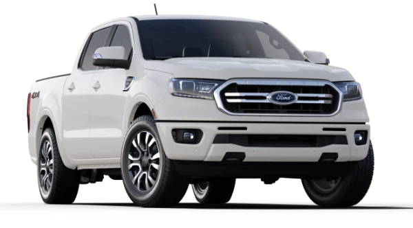 White Ford Ranger Pickup Truck Transparent PNG