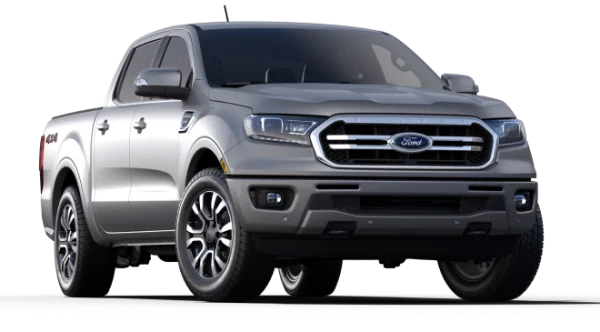 Gray Ford Ranger Pickup Truck Transparent Background PNG