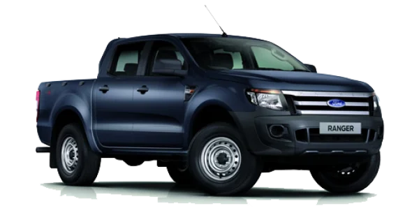 Dark Blue Ford Ranger Pickup Truck PNG