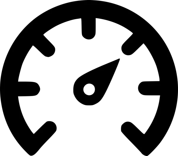 Speedometer Gauge Icon PNG Transparent Background