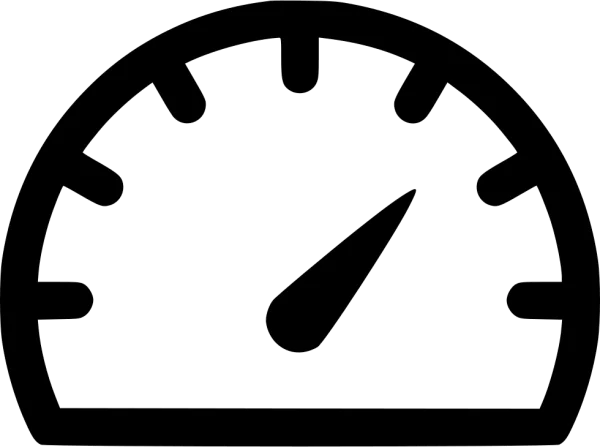 Speedometer Gauge Icon PNG Transparent