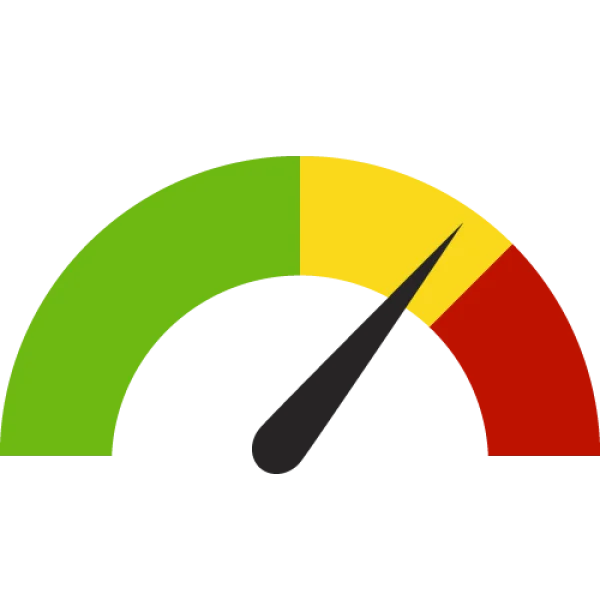 Performance Indicator Gauge PNG Transparent Background