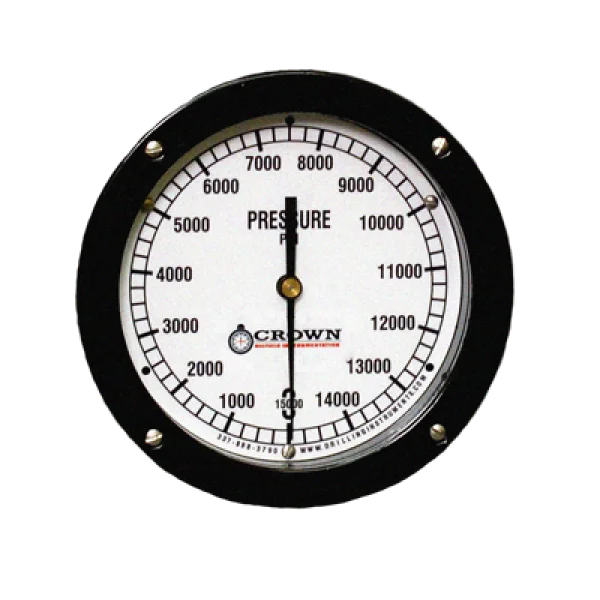 Industrial Pressure Gauge PNG Transparent Background