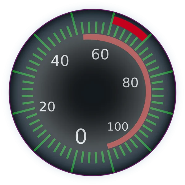 UI Gauge Indicator PNG Transparent Background