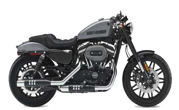Grey Harley-Davidson Motorcycle PNG