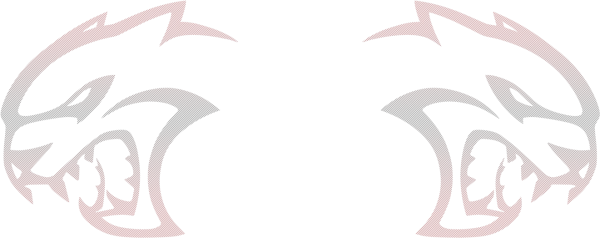 Red Symmetrical Tribal Design PNG Transparent