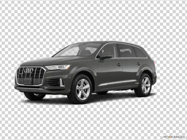 Dark Grey Audi Q7 SUV PNG