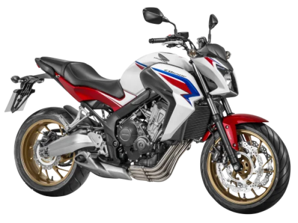 White Honda CB650R Motorcycle Transparent PNG