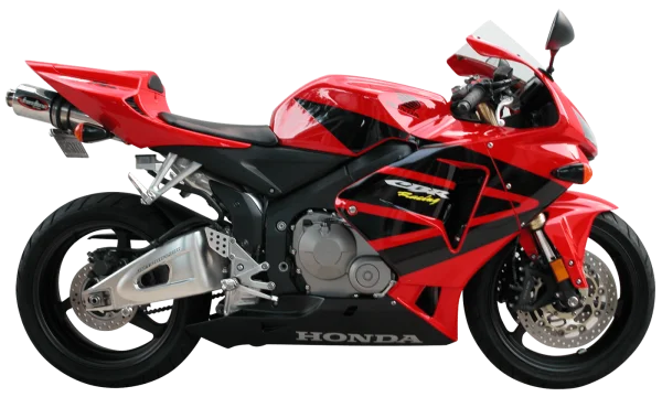 Red Honda CBR Sport Motorcycle PNG Transparent