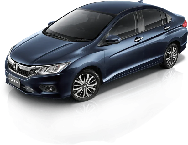 Dark Blue Honda City Car PNG Transparent Background
