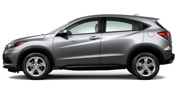 Silver Honda HR-V Crossover SUV PNG Transparent Background