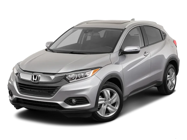 Silver Honda HR-V SUV PNG Transparent Background