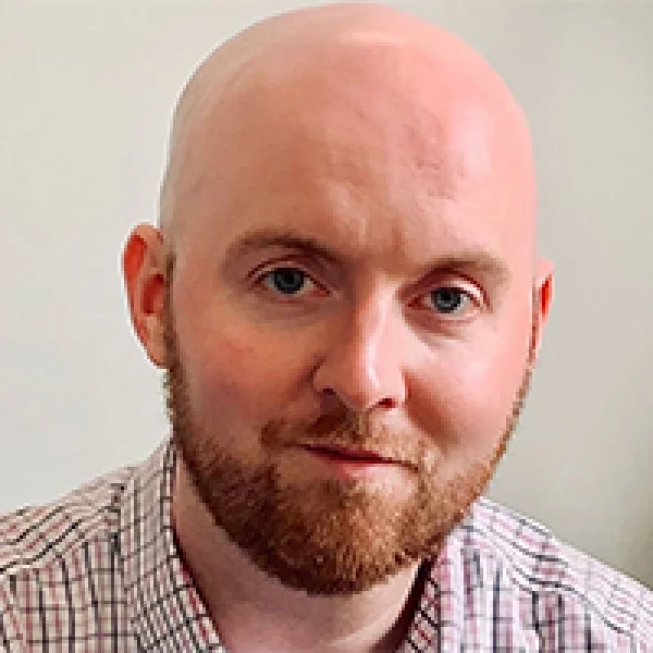 Bald Man with Beard Portrait PNG