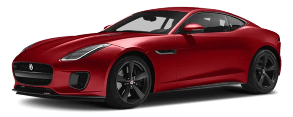 Red Jaguar F-Type Car PNG Transparent Background