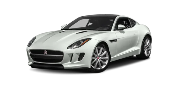 White Jaguar F-Type Sports Car PNG Transparent