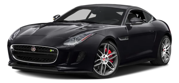 Black Jaguar F-Type Car PNG Transparent Background
