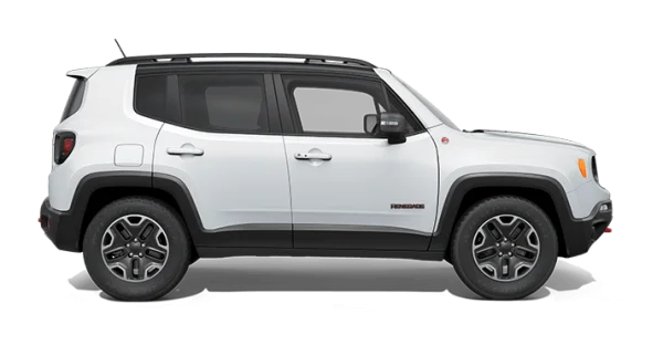 White Jeep Renegade PNG Transparent Background