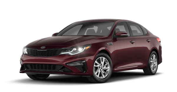 Maroon Kia Optima Car PNG Transparent Background
