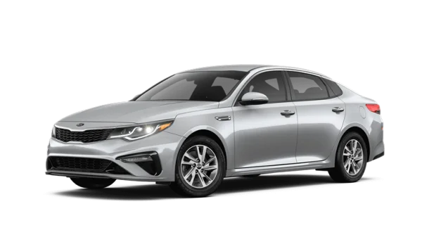 Silver Kia Optima Car PNG Transparent Background