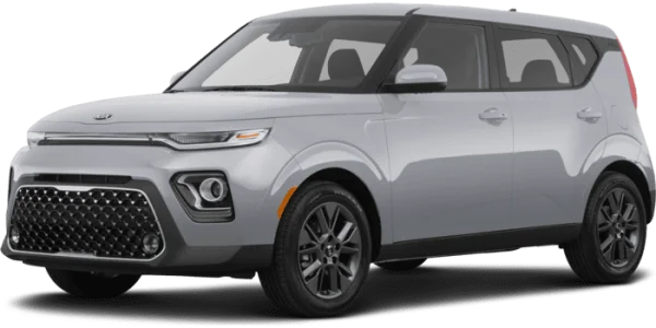 Silver Kia Soul Car PNG Transparent Background