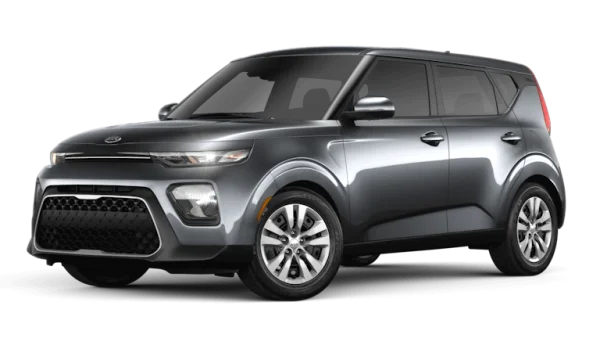 Grey Kia Soul Car PNG Transparent Background