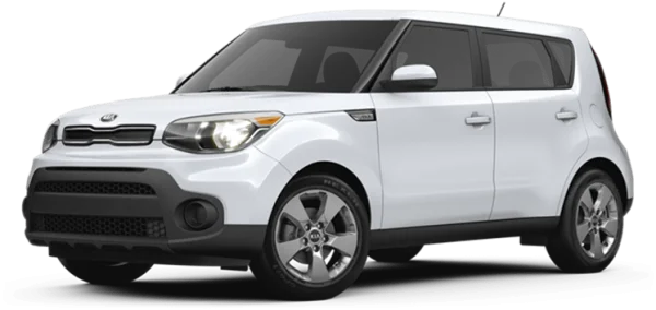 White Kia Soul Car PNG Transparent Background