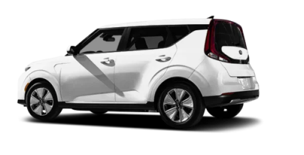 White Kia Soul EV Car PNG Transparent Background