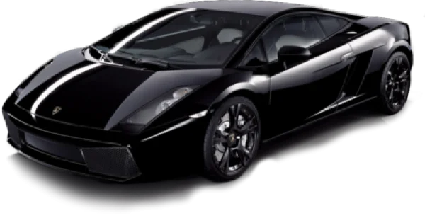 Black Lamborghini Gallardo Sports Car PNG