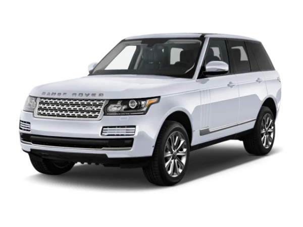 White Range Rover SUV Transparent PNG