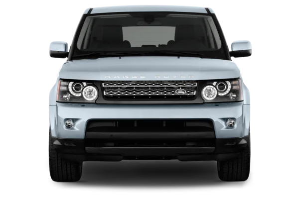 Light Blue Range Rover Sport Front View PNG