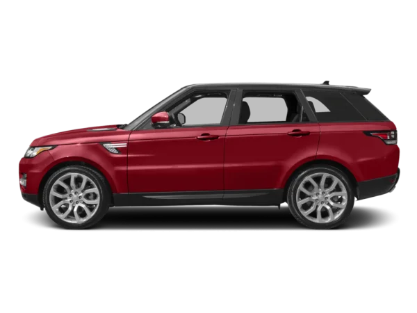 Red Range Rover Sport PNG Transparent Background