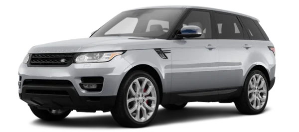 Silver Range Rover Sport PNG Transparent Background