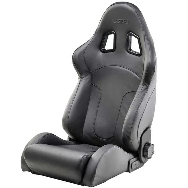 Black Racing Car Seat PNG Transparent Background