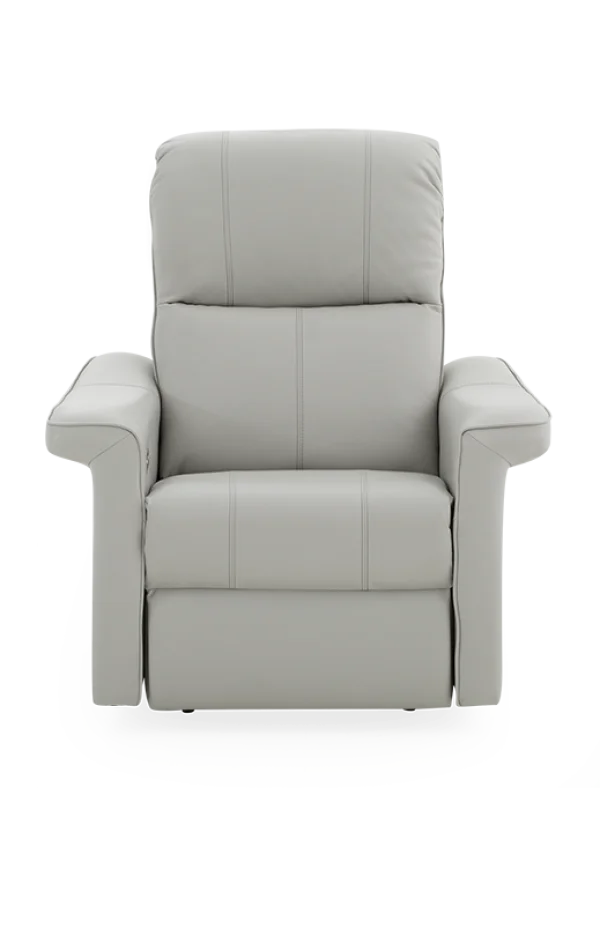 Light Gray Recliner Chair PNG Transparent Background