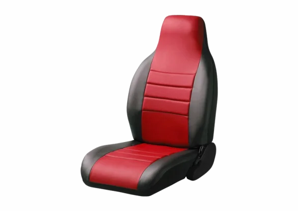 Red and Black Sport Car Seat PNG Transparent Background