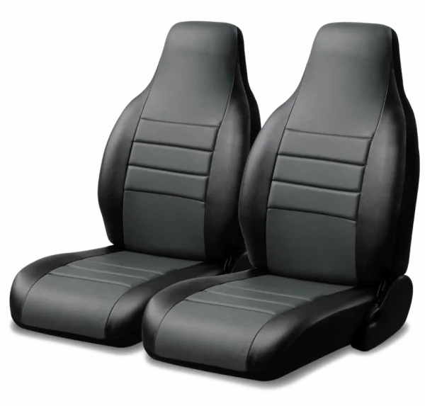 Two-Tone Grey Car Seats PNG Transparent Background