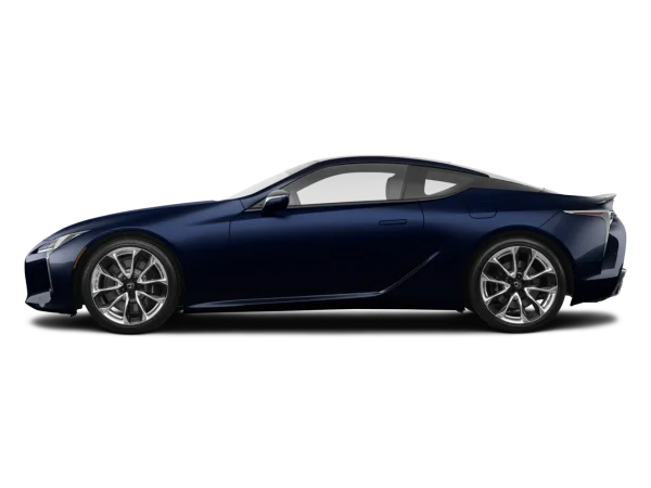 Dark Blue Lexus LC 500 Coupe PNG Transparent Background