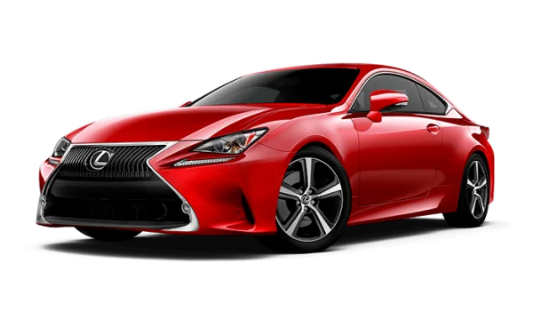 Red Lexus RC Car PNG Transparent Background