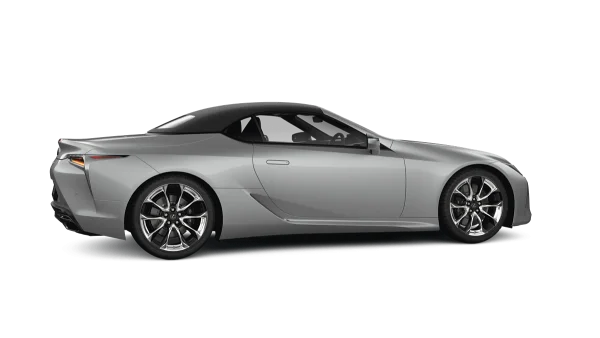 Silver Lexus LC 500 Convertible PNG Transparent