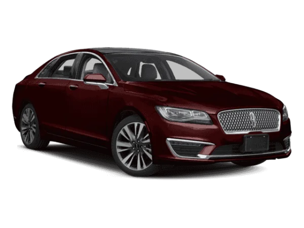 Maroon Luxury Sedan Car PNG Transparent Background