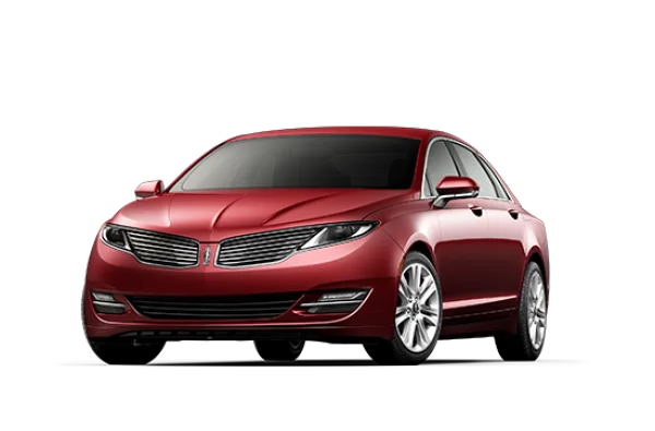 Red Lincoln MKZ Sedan Car PNG Transparent