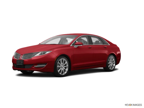 Red Lincoln MKZ Sedan PNG Transparent Background