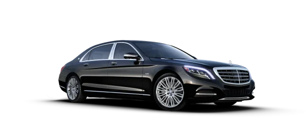 Black Mercedes-Benz Maybach PNG Transparent Background